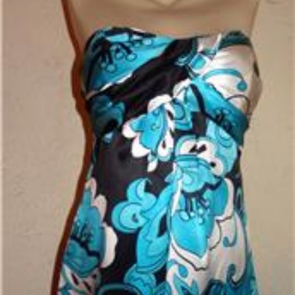 Cache Sexy Strapless Silk Dress - Picture 7 of 8